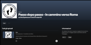 screenshot del profilo di Passo dopo passo su spotify. Il logo del podcast è u...			<div class=